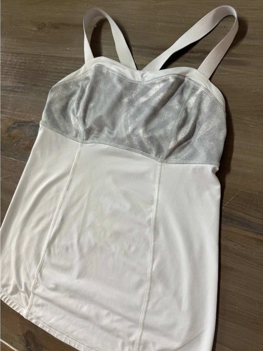 Lululemon Catch Me Tank White Blazer Fossil Women’s 6 Criss Cross Straps